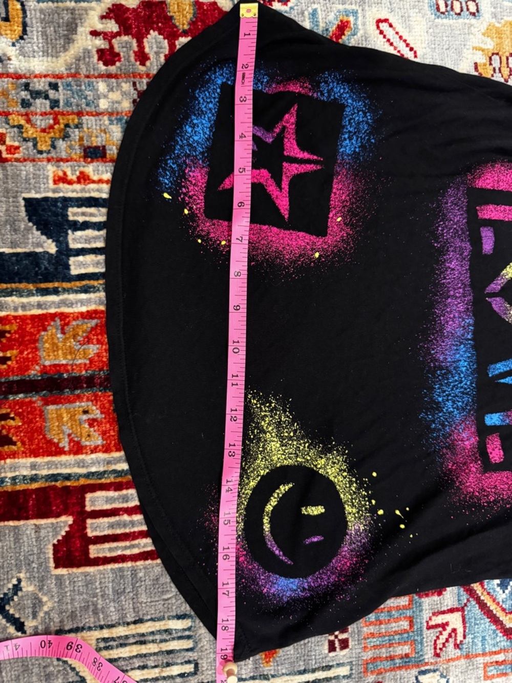 Lauren Moshi Parson X Graffiti Love Splatter Tank Top Small So Soft! Like New - Picture 9 of 9